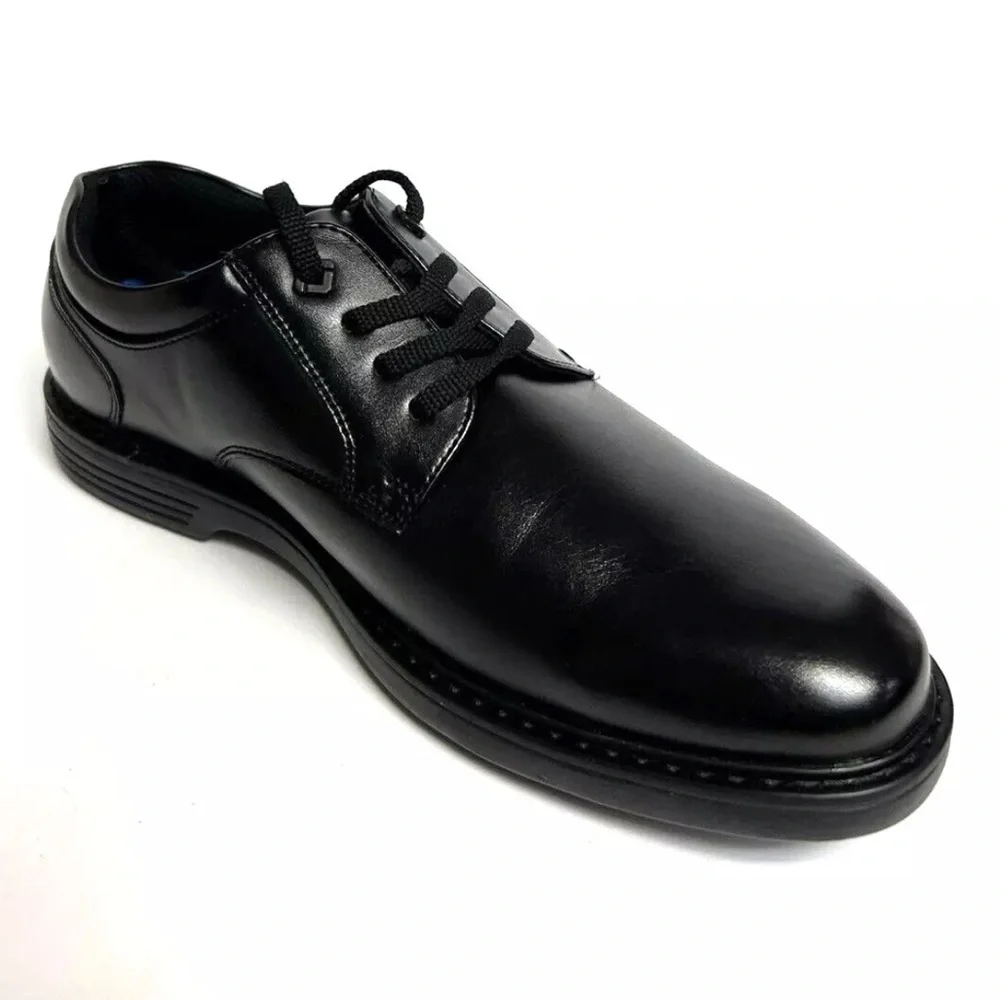Nunn Bush Men’s Wade, Plain Toe Oxford Black, Size 7.5 M.